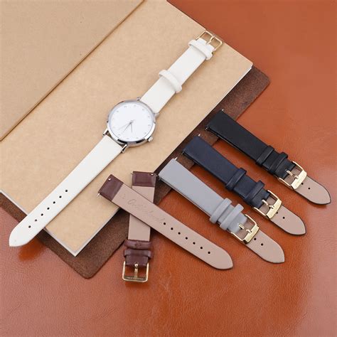 fake leather strap watch|leather watch strap without holes.